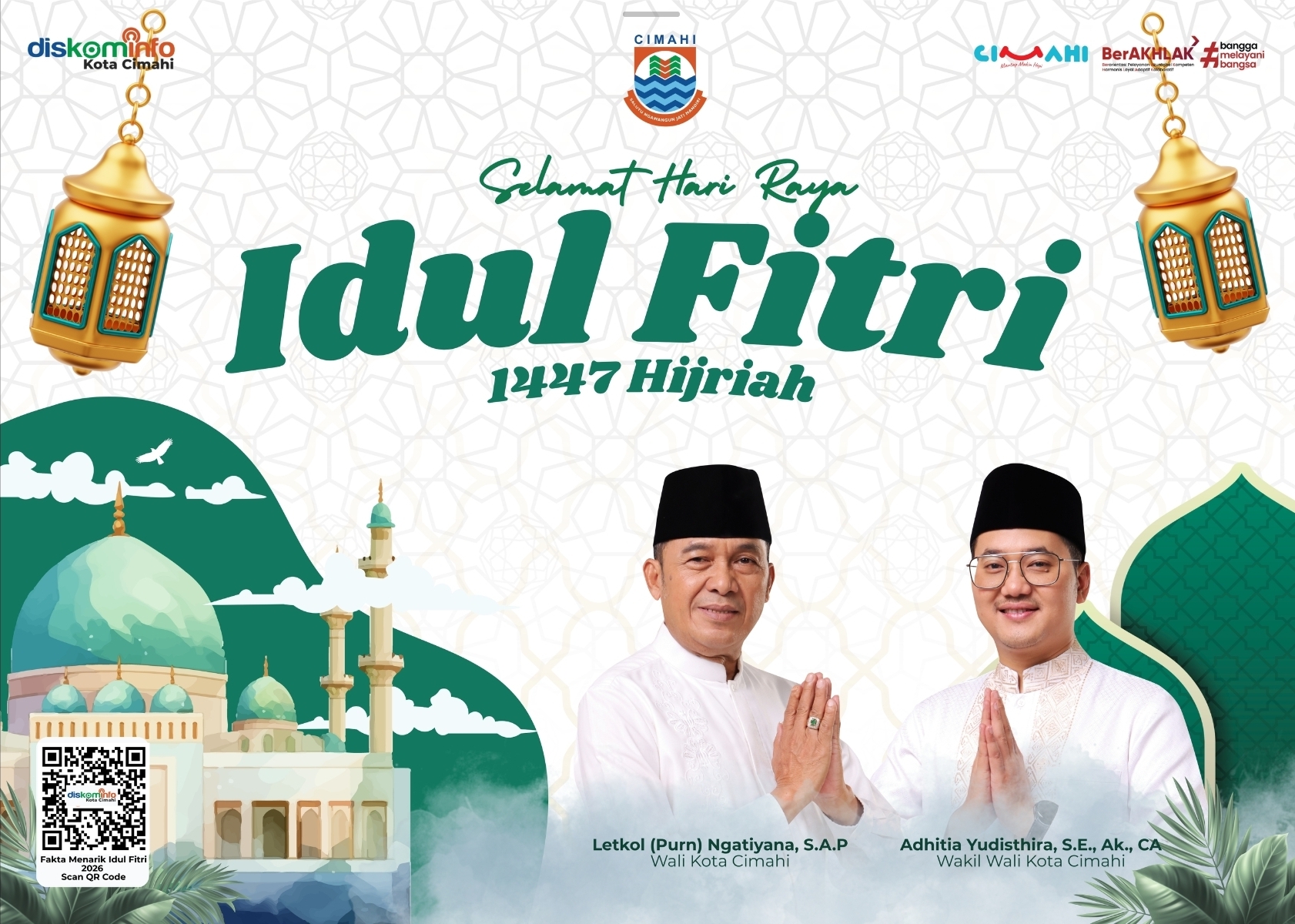 Ucapan Selamat Hari Raya Idul Fitri1447 H Walkot C